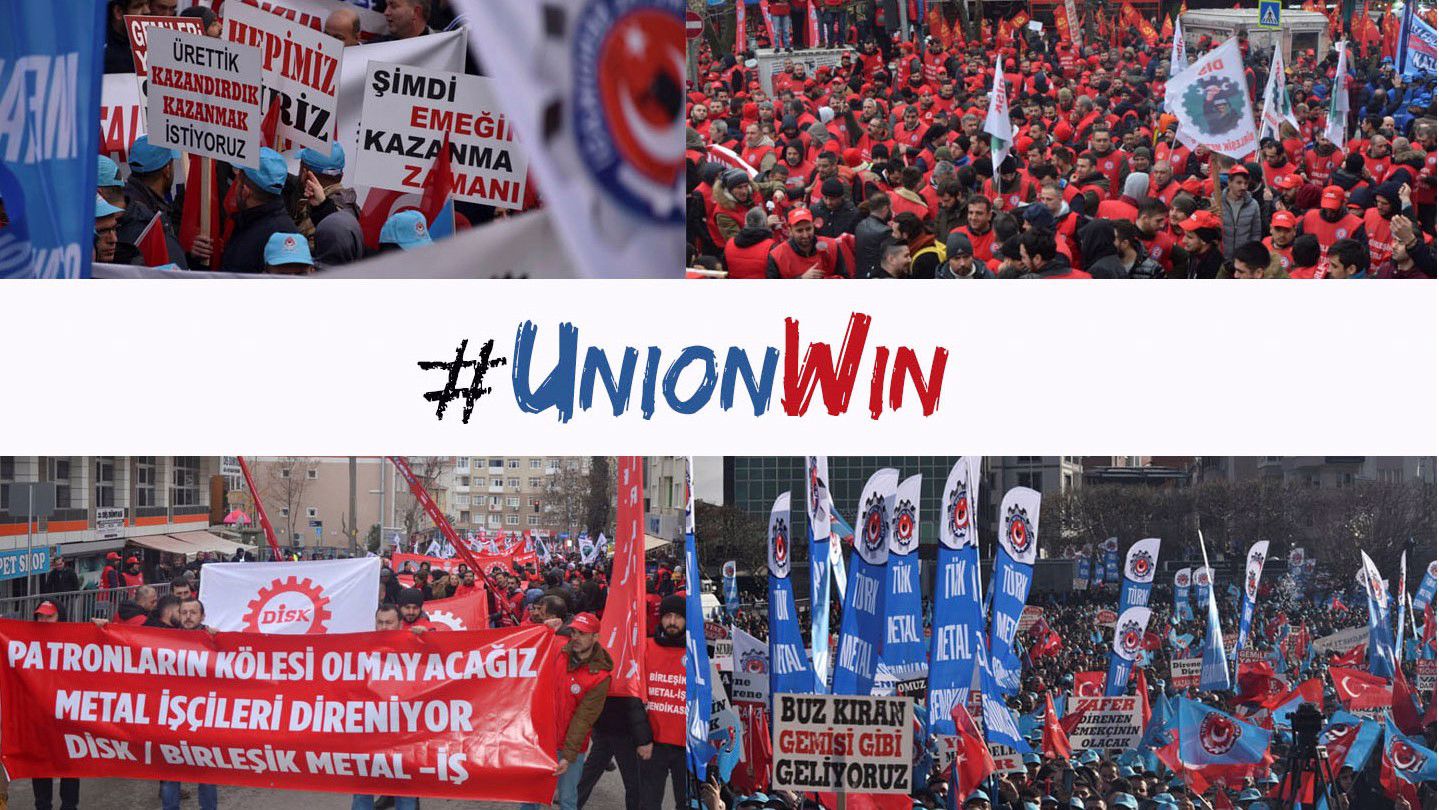 United Turkish metalworkers achieve wage increase